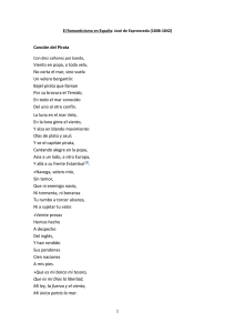 Canción del Pirata Viento en popa, a toda vela, No corta el mar, sino