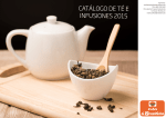catálogo de té e infusiones 2015