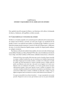 6.1 características y funciones del dinero