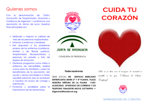 Cuida tu Corazón - Asociación Orion de trasplantados, donantes y