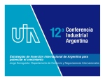 Estrategias de Inserción internacional de Argentina para