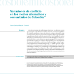 Narraciones de conflicto en los medios alternativos y comunitarios