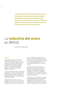 La industria del acero en BRASIL