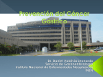 Cáncer Gástrico - Instituto Nacional de Enfermedades Neoplásicas