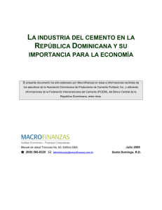 la industria del cemento en la república dominicana y su