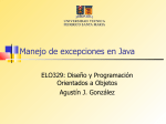 Manejo de excepciones en Java