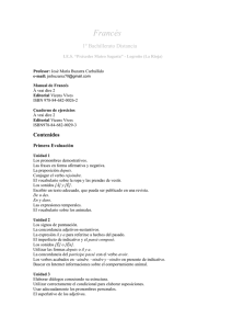 Franc&eacute;s 1&ordm; - IES Sagasta