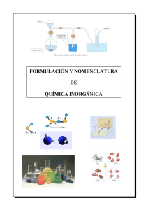 formulacion de quimica inorganica