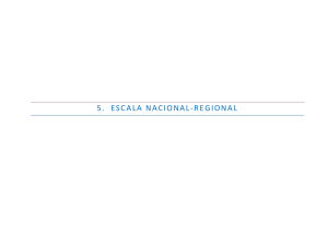 5. Escala nacional-regional