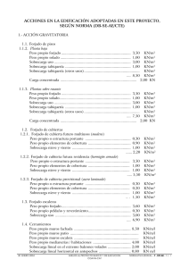 acciones en la edificación adoptadas en este