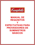 manual de requisitos y expectativas para proveedores de
