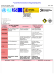 Nº CAS 10099-74-8. International Chemical Safety Cards