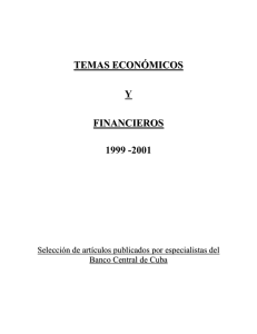 temas económicos y financieros 1999 -2001