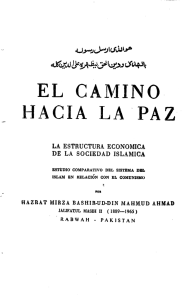 el camino hacia la paz_all - Comunidad Musulmana Ahmadía