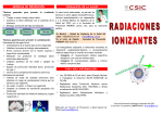 Radiaciones Ionizantes - ICTP-CSIC