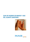 Mutua MAZ. Guía de higiene de manos y uso del guante sanitario