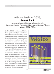 México hacia el 2025, tomos 1 y 2