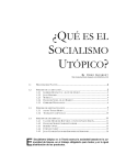 ¿qué es el socialismo utópico?