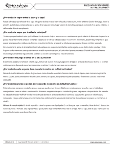 ¿Por qué sale vapor entre la base y la tapa?