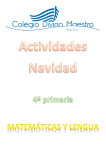 Actividades de Matemáticas y Lengua para