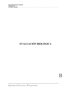 evaluaci&oacute;n biol&oacute;gica