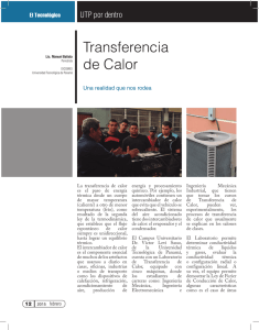 Transferencia de Calor - Universidad Tecnológica de Panamá