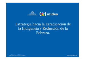 Estrategia hacia la Erradicación de la Indigencia y