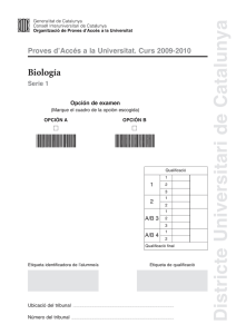 Enunciat Biologia PAU juny 2010