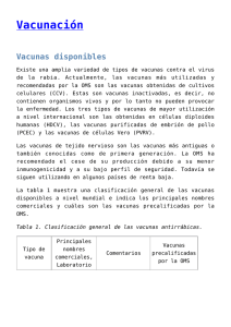 Vacunación - Vacunas.org
