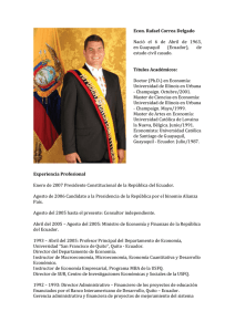 Rafael Correa - Presidencia de la República del Ecuador