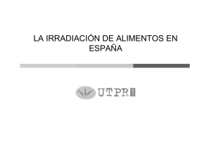 La irradiación de alimentos en España - CRESCA-UPC
