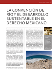 la convención de río y el desarrollo sustentable en el derecho