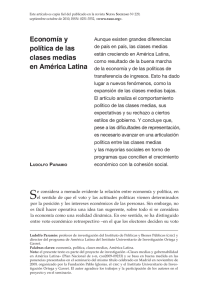 Economía y política de las clases medias en América Latina