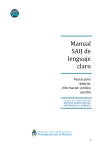 Manual SAIJ de lenguaje claro