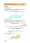 Proyecciones ortogonales, matemática C, 6º I