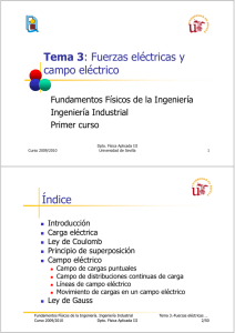 Fuerzas eléctricas y campo eléctrico