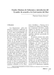 Fondos Marinos de Soberanía y Jurisdicción del Ecuador de