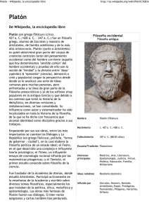 Platón - Wikipedia, la enci