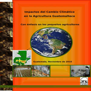 Impactos del Cambio Climático en la Agricultura