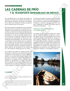 Las cadenas de frío y el transporte refrigerado en México