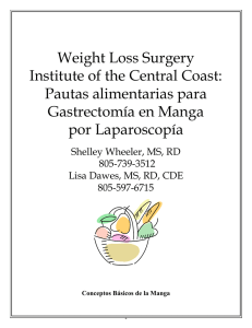 Weight Loss Surgery Institute of the Central Coast: Pautas