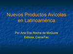 Nuevos Productos Avícolas en Latinoamérica