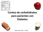Carbohydrate Counting for pediatric patients with type 1 diabetes