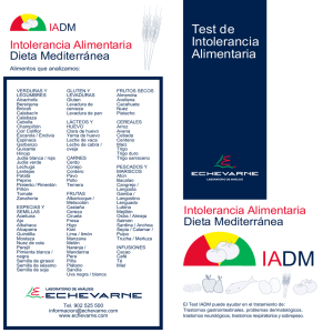 Test de Intolerancia Alimentaria