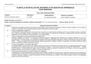 PLANTILLA DE DETALLES DEL DESARROLLO DE OBJETOS DE