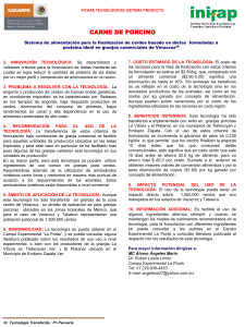 Sistema de alimentación para la finalización de cerdos basado en