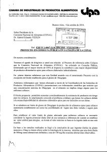 CAMARA DE INDUSTRIALES DE PRODUCTOS AUMENTlCIOS