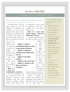Slow Carb Diet