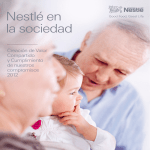 Nestlé en la sociedad: Creación de Valor Compartido y