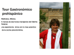 Tour Gastronómico prehispánico